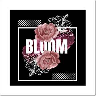 Bloom Graphic flower design Posters and Art